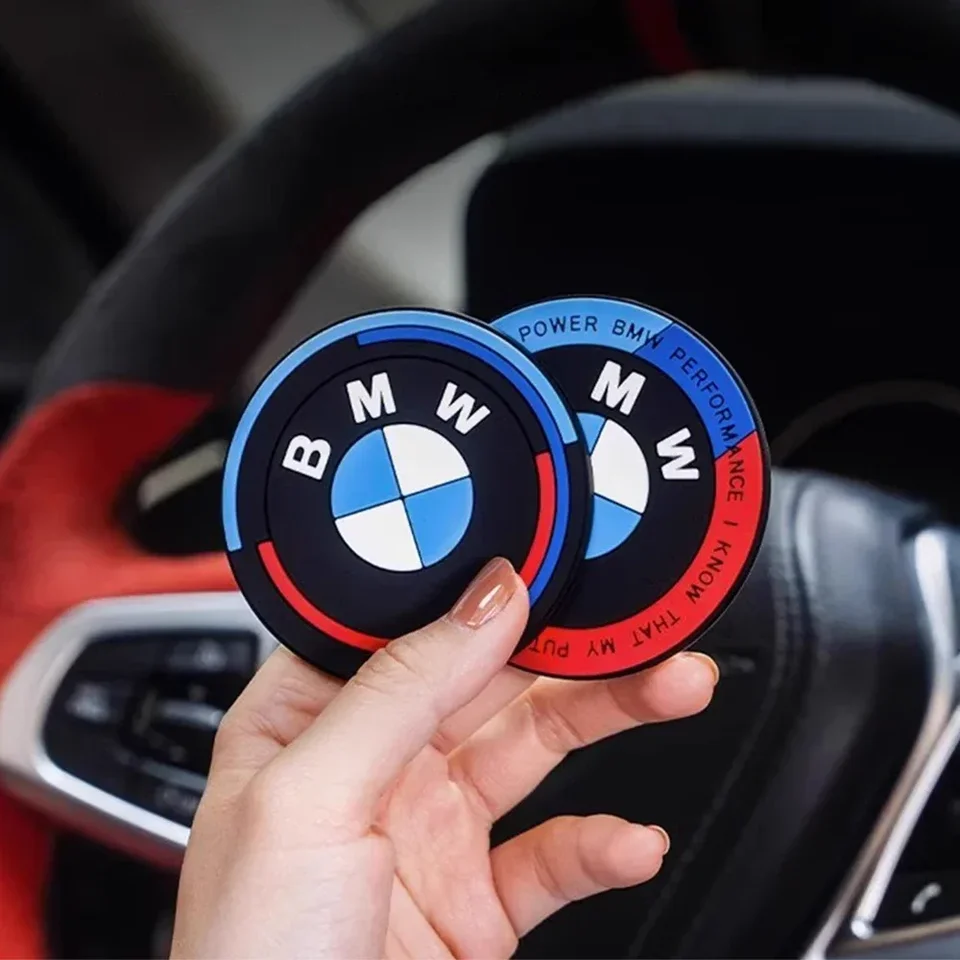 2pcs car cup rohož pre BMW x1 x2 x3 x4 x5 x6 1 2 3 4 5 6 7 Sereis F30 F34 E90 G20 F20 F21 F22 F07 F10 F11 E60 G30 F48 F15 G06 E83