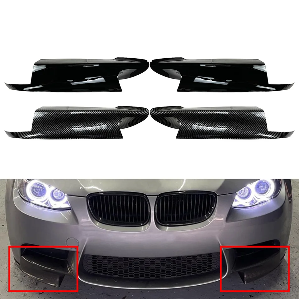 2pcs Car Front Lip Wrap Angle Spoiler pre BMW 3 Series E90 E91 E92 E93 2006 2006 2007 2008 2009 2009 2010 2011 2011 2013 2013