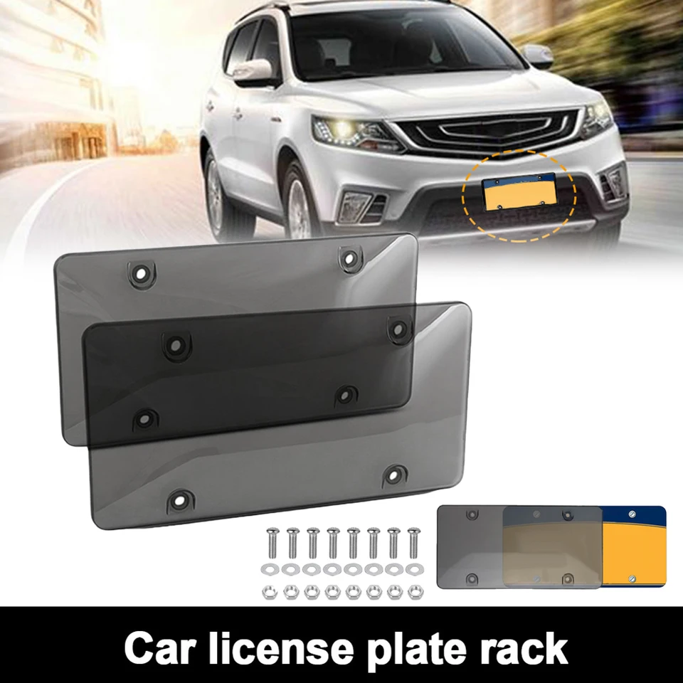 2pcs CAR LIPSICKÝ RÁM Kryt krytu Shield License Protector Ochrana 310*160 mm ŠPZ