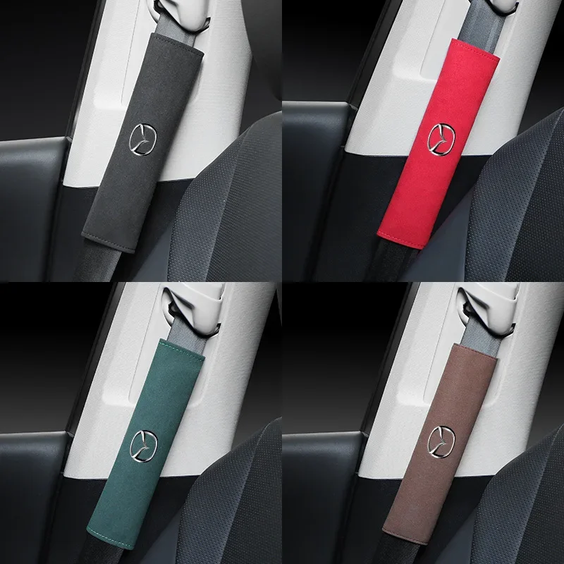2pcs car rameno chránič popruhu kabelky bezpečnostných pásov pre Mazda 3 6 CX5 CX7 CX4 CX3 CX9 RX7 RX8 ATENZA AXELA Vnútorné príslušenstvo