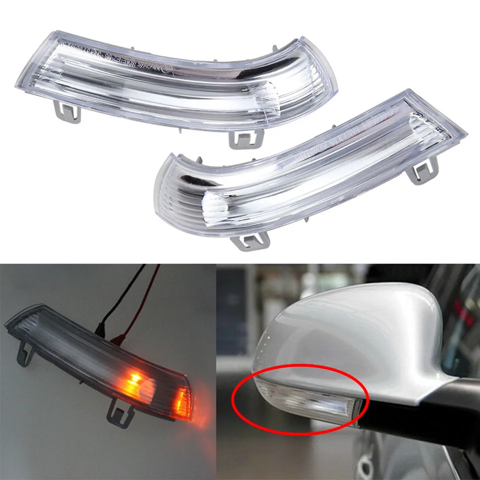 2pcs car zrkadlové zákruty ukazovateľ signálu Svetlo s objemami pre VW Jetta Golf GTI MK5 Passat Sharan EOS Rabbit 1K0949101 1K0949102