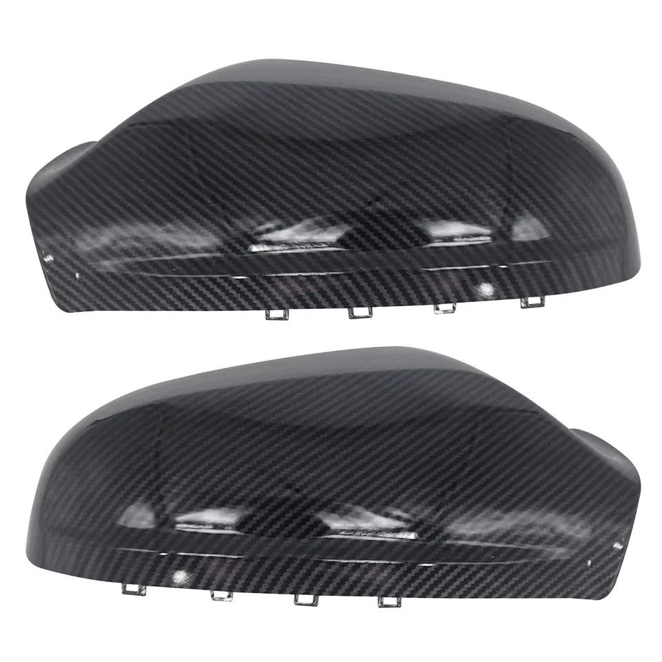2pcs Carvew Cover Cover Cover Cap Cover Uhlíkové vlákno Zadné zrkadlo pre zrkadlo pre Opel Astra JK 2010-2019