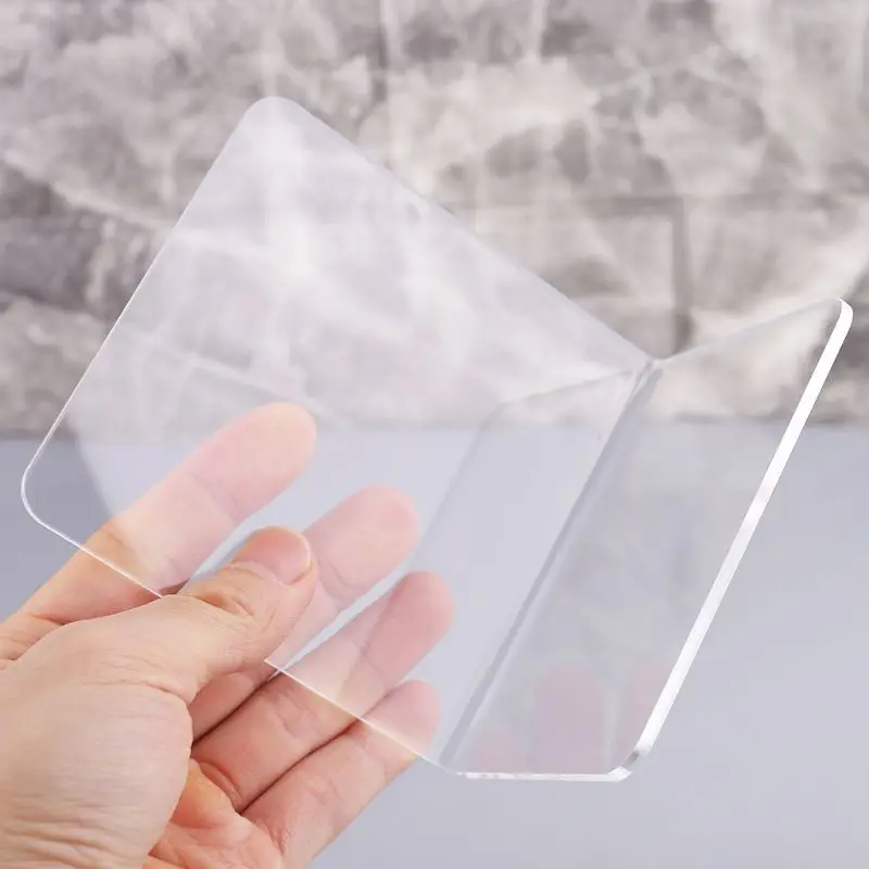 2pcs Clear Acryl Bookends