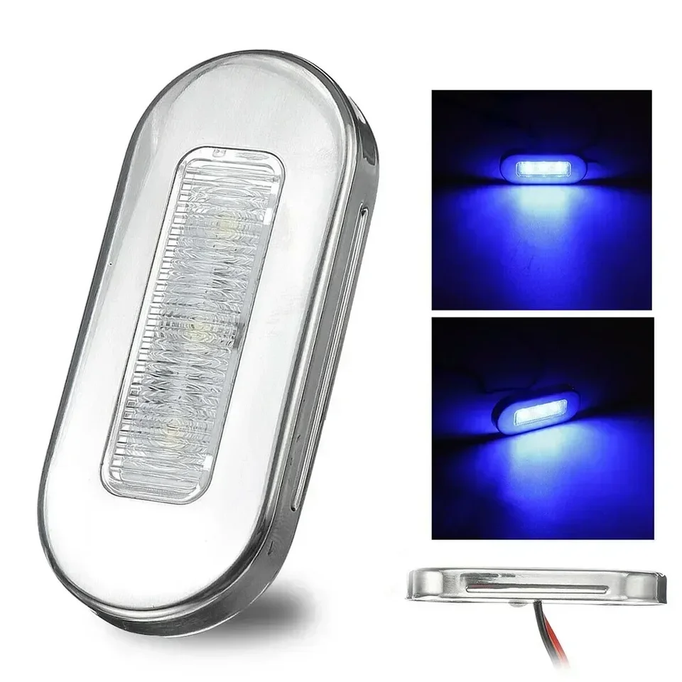 2pcs DC 12V Morine LED svetlo vodotesná jachtová jachta morská kabína palubná lampa zdvorilostná svetlá