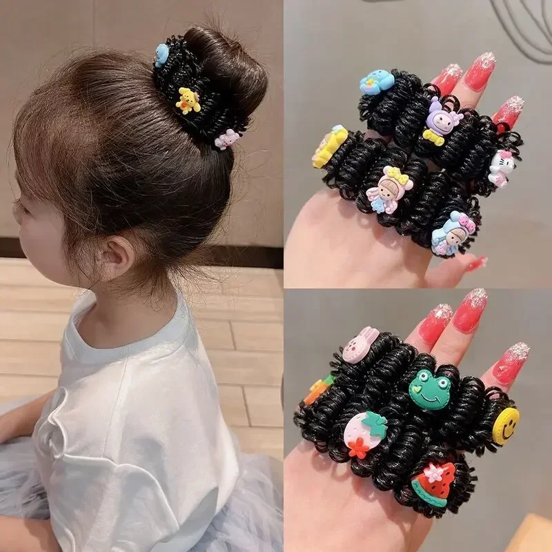 2pcs Detské buchty výrobca vlasov Styling Nástroje Nástroje na vlasy Vlasy Vlasy Vlasy Karikačné kravaty Vlasy Vlasy Vlasové doplnky Dievčatá Coil Hair Artefakt