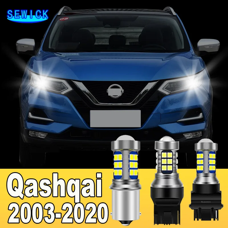2pcs Dual Mode LED Signál+denné bežiace svetlo DRL príslušenstvo pre Nissan Qashqai J10 J11 2003-2020 2012 2013 2014 2014