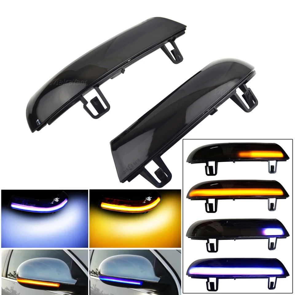 2pcs Dynamic Blinker pre VW Golf 5 GTI Plus MK5 Jetta Passat B6 B5.5 Variant EOS Sharan LED Turn Signal Light pre sedadlo Alhambra