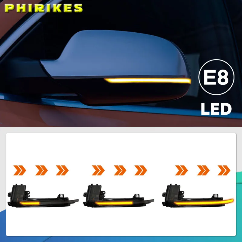 2pcs Dynamic Turn Signal Signal LED indikátor bočného zrkadla Blinker Repeater Svetlo pre Audi A3 8p A4 A5 Q3 A6 C6 S6 B8.5 S5 RS5 RS4