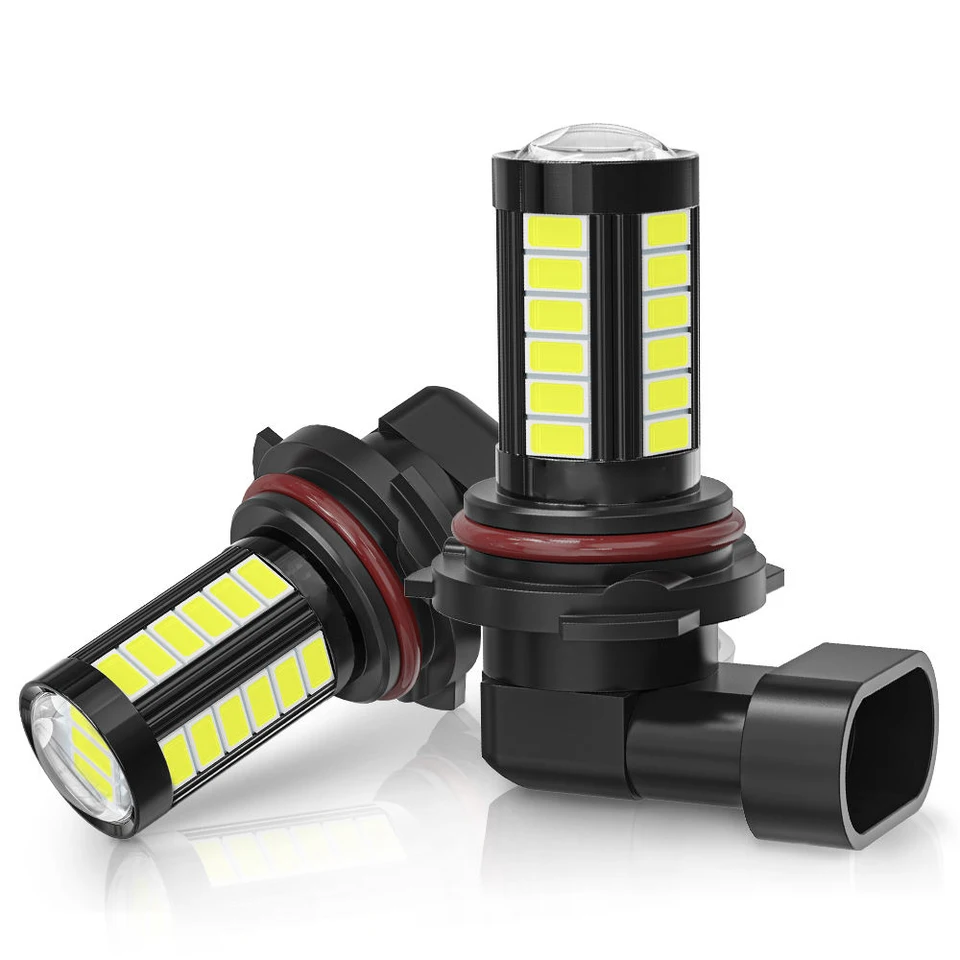2PCS H11 H8 9006 HB4 9005 HB3 Vysoko kvalitný H4 H7 LED Auto lampa Automobilie proti hmlovej žiarovke 6000K biele auto jazdiace lampu 12V