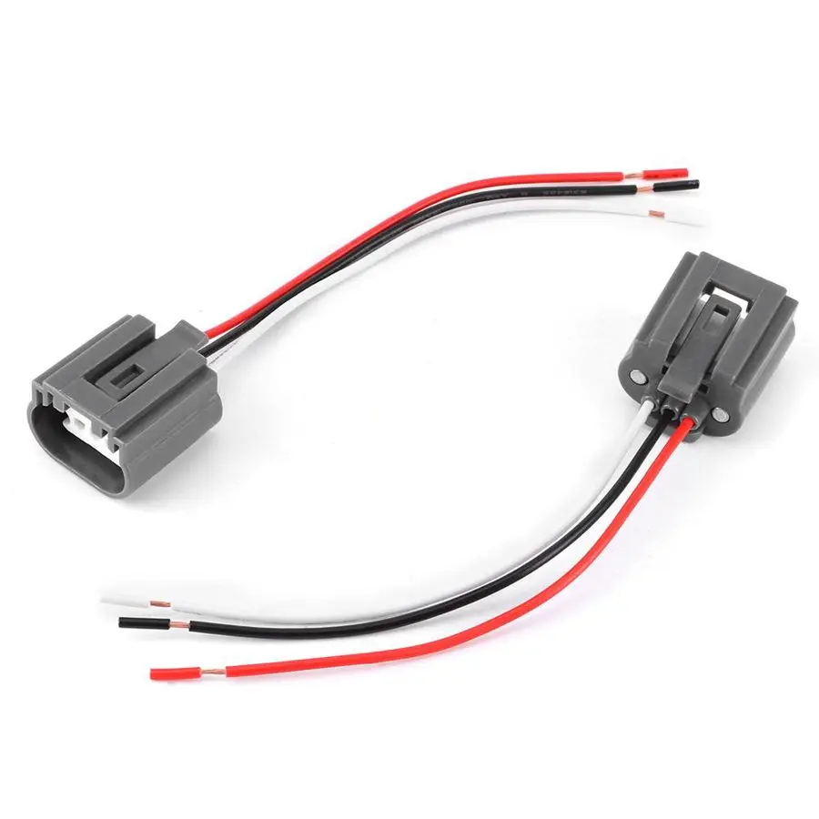 2PCS H13 9008 Konektor adaptéra pre zväzok ženského zásuvky pre konektor adaptéra pre žiarovku s keramickou LED žiarovkou 12V.