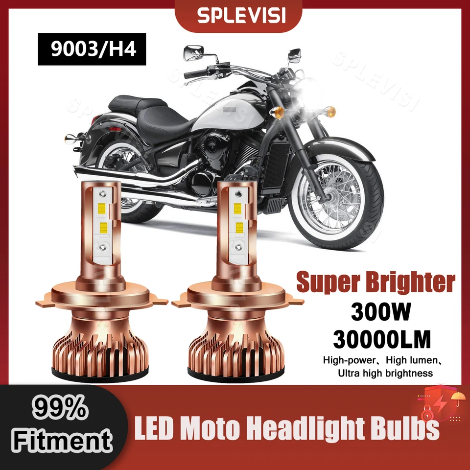 2PCS H4/9003 LED svetlomet Moto pre Kawasaki Vulcan 900 VN900C Custom 2007 2008 2009 2010 2010 2011 2012 2013 2014 2015 2016 2016 2017 2018