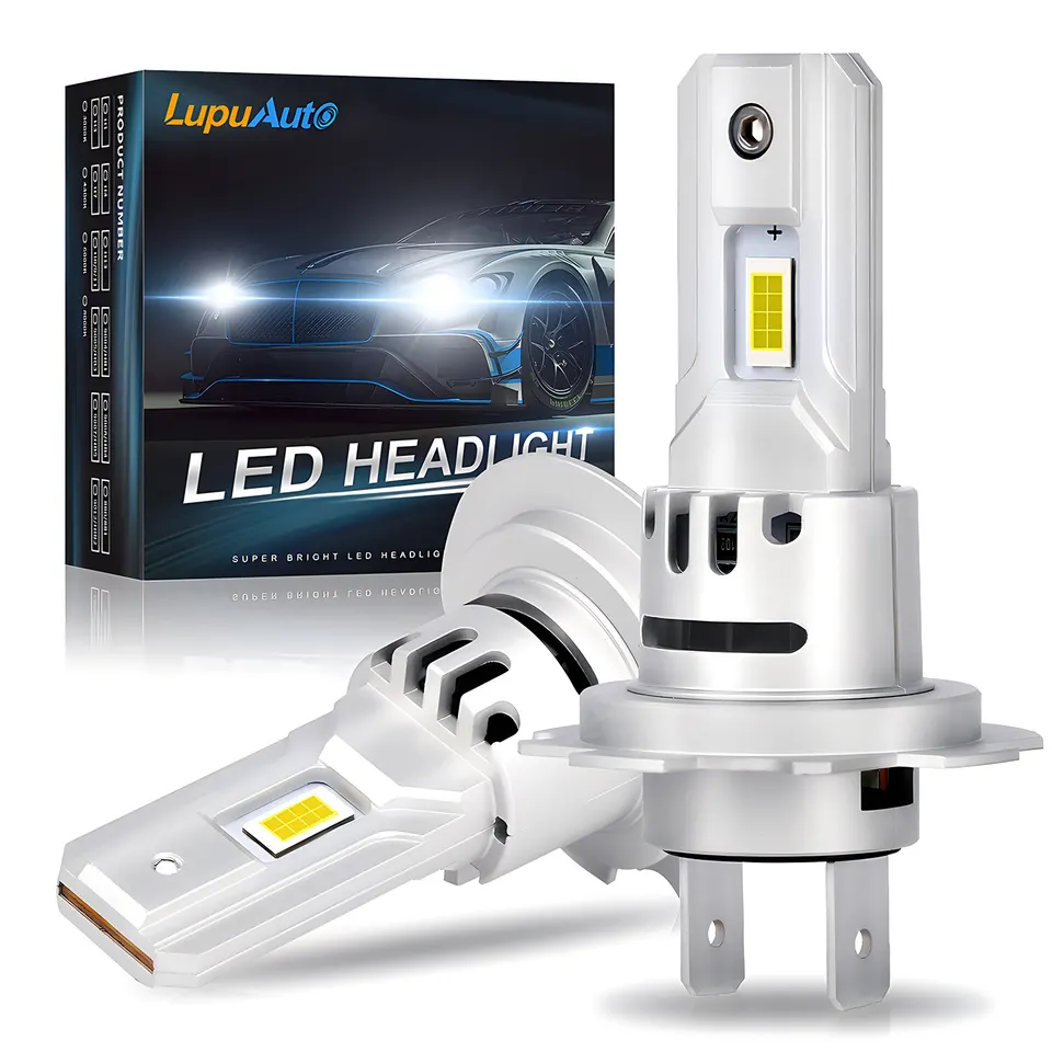 2pcs H7 LED svetlomet žiarovka 12V Mini Auta S caterm CSP3570 Wireless H7 LED LED Canbus Chyba zadarmo 20000LM 6000K biela biela