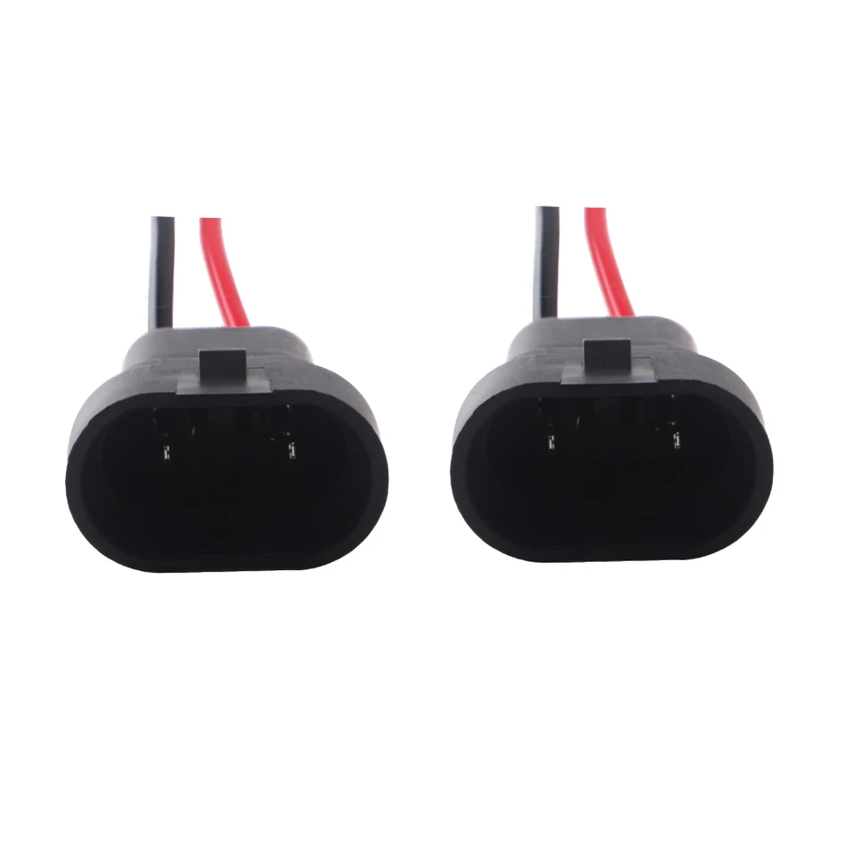 2PCS H8 H11 H27 881 LED Socket H8 H9 H11 Mužský konektor H11 881 LED žiarovkový zväzok drôtu H11 H11 Conector Conector Sockets