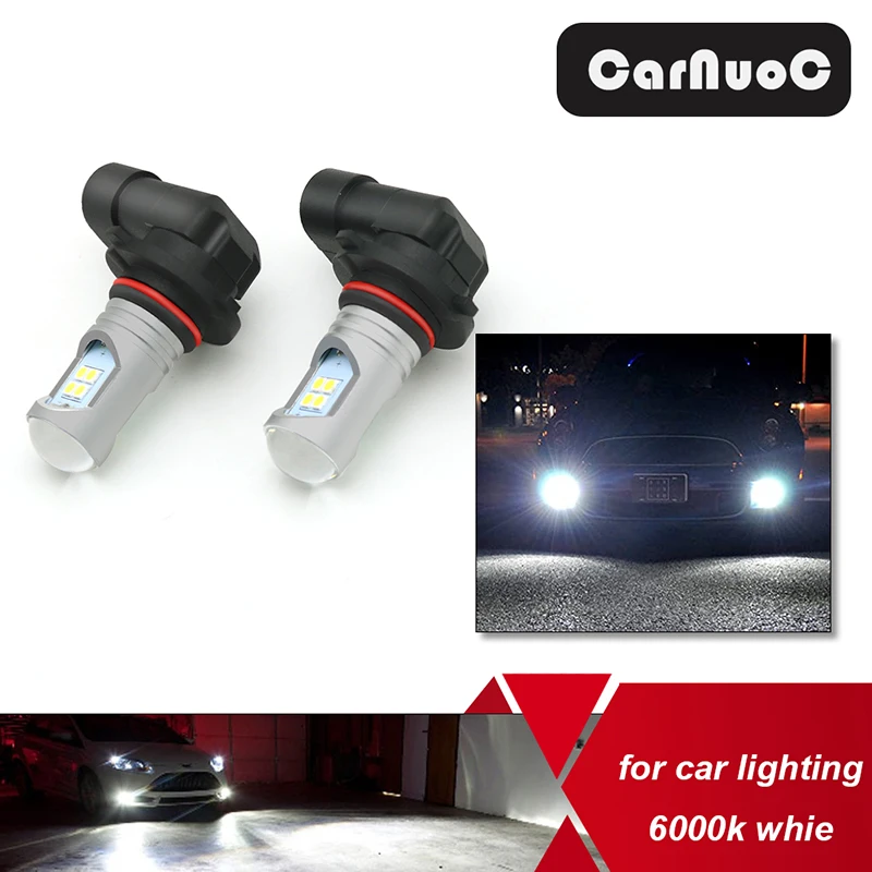 2PCS H8 H11 LED hmlové svetlá žiarovka 9005 9006 12V CAR DRL LAMP CANBUS pre VW Beetle CC Jetta Passat B7 B8 Polo 6R MK6 Tiguan Sharan