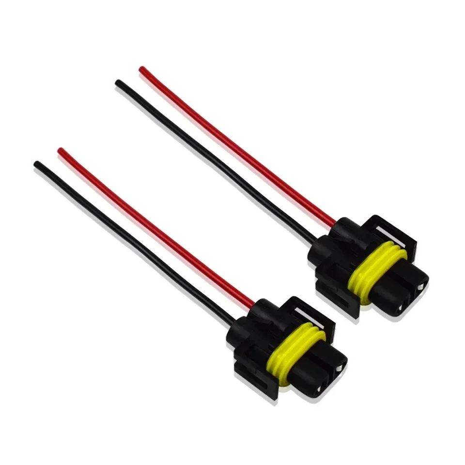 2PCS H8 H9 H11 káblový zväzok zásuvky Káblové káblo Adaptér kábla pre konektor pre svetlo žiarovky svetlo žiarovky svetlo žiarovky svetlo žiarovky