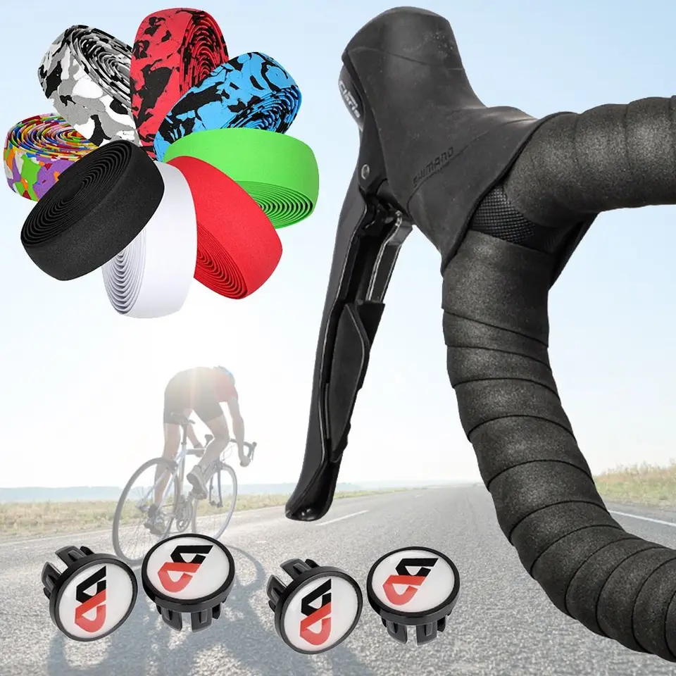 2pcs High Elastic EVA Bicycle Runchar Tape Anti-Slip tlmiaci cyklistický bicykl