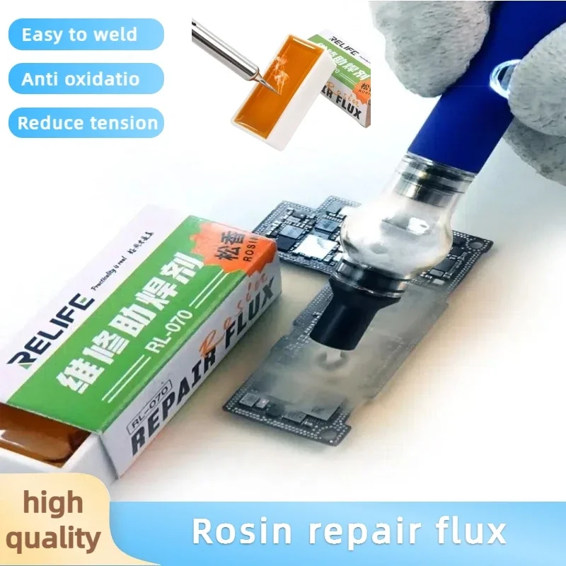 2pcs High Purity Solid Rosin Solder Pasta spájkovacia plechovka bez olovo bez ekologickej opravy elektroniky trvanlivosti tok Paste Zváranie