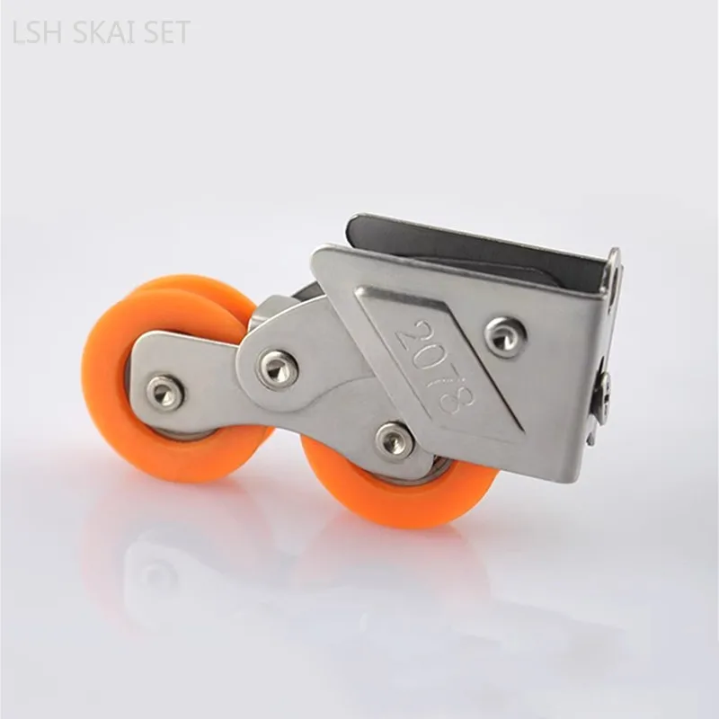 2pcs hliníkové zliatiny dverí a kladky okien Posuvné dvere Rail Wheel Nylon Double Coloret Skrinet Dvere Roller Furniture Hardware
