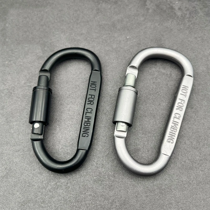 2pcs horolezectvo jaskyne horolezectvo karabíny D-krúžky bezpečnostné karabiner cestovanie vonkajšie prežitie hliníkový zliatlivý háčik