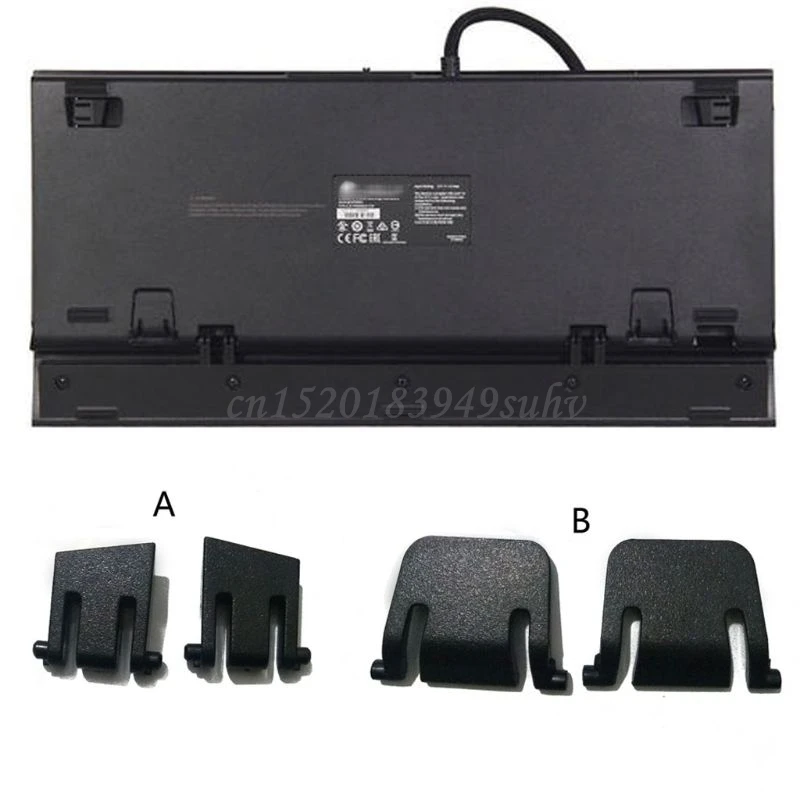 2PCS Klávesová držiak na nohy plastový stojan pre Corsair K65 K70 K63 K95 K70 pre Lux RGB Mechanical Gaming Keyboard