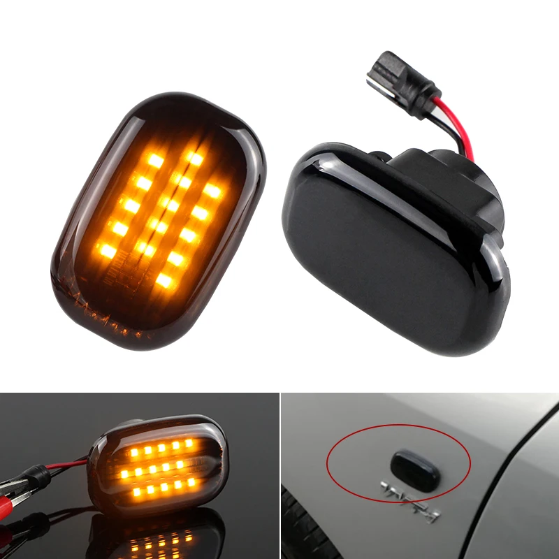 2pcs LED bočné markerové zákrutové svetlá pre Toyota Corolla Rav4 Prius Yaris Camry Vios Hilux Allex Avensis Celica supra Mk4