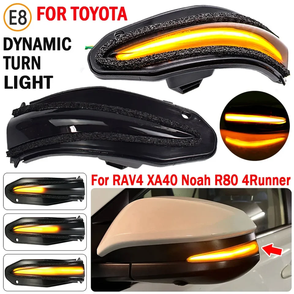 2pcs LED bočné zrkadlo Dynamic Turn Signal Svetlo pre Toyota RAV4 MK4 XA40 2013 2014 2015 2016 2017 2017 2018