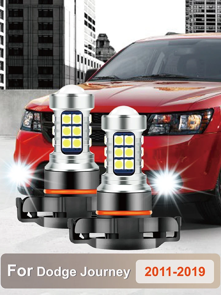 2pcs LED hmlové svetlo svetlo lampa Canbus PSX24W 2504 pre Dodge Avenger Caliber Charger Durango Journey Nitro Grand Caravan Challenger