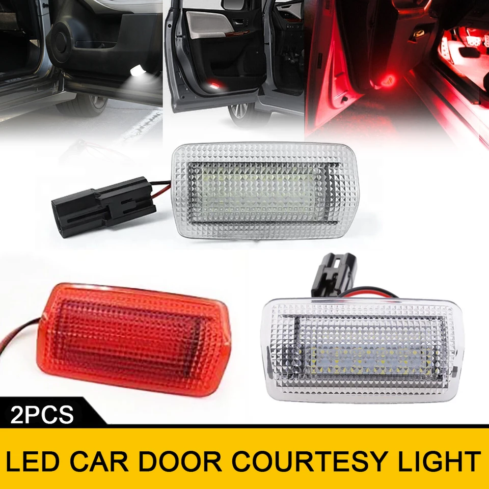 2pcs LED interiérové ​​dvere zdvorilých svetiel pre Toyota 4Runner Aurion Avalon Alphard Crown Camry Corolla Canarado odhada EZ GT-86