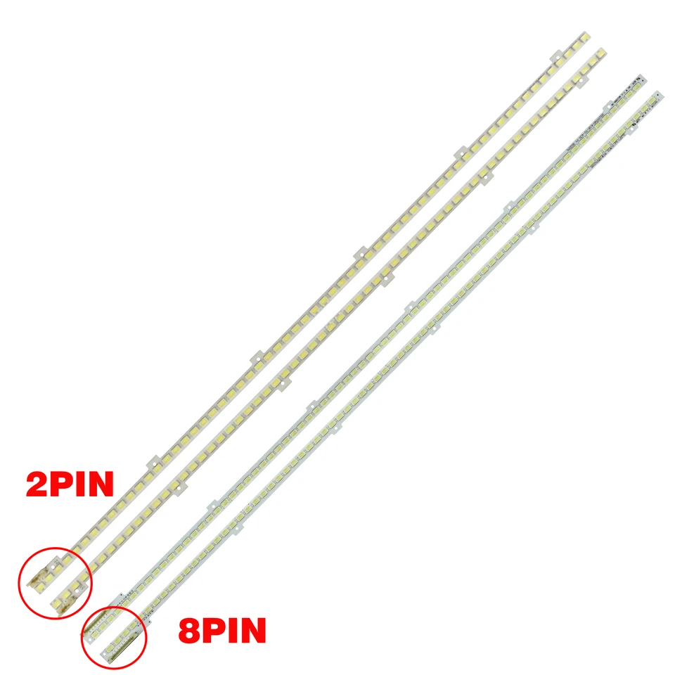 2pcs LED podsvietený prúžok pre Samsung 40 