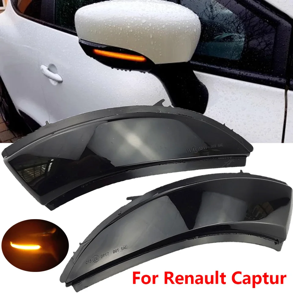 2pcs LED Turn Signal Svetlo pre Renault Clio IV Mk4 BH RS Grandtour KH 2012 -2016 Dynamic Blinker Lamp