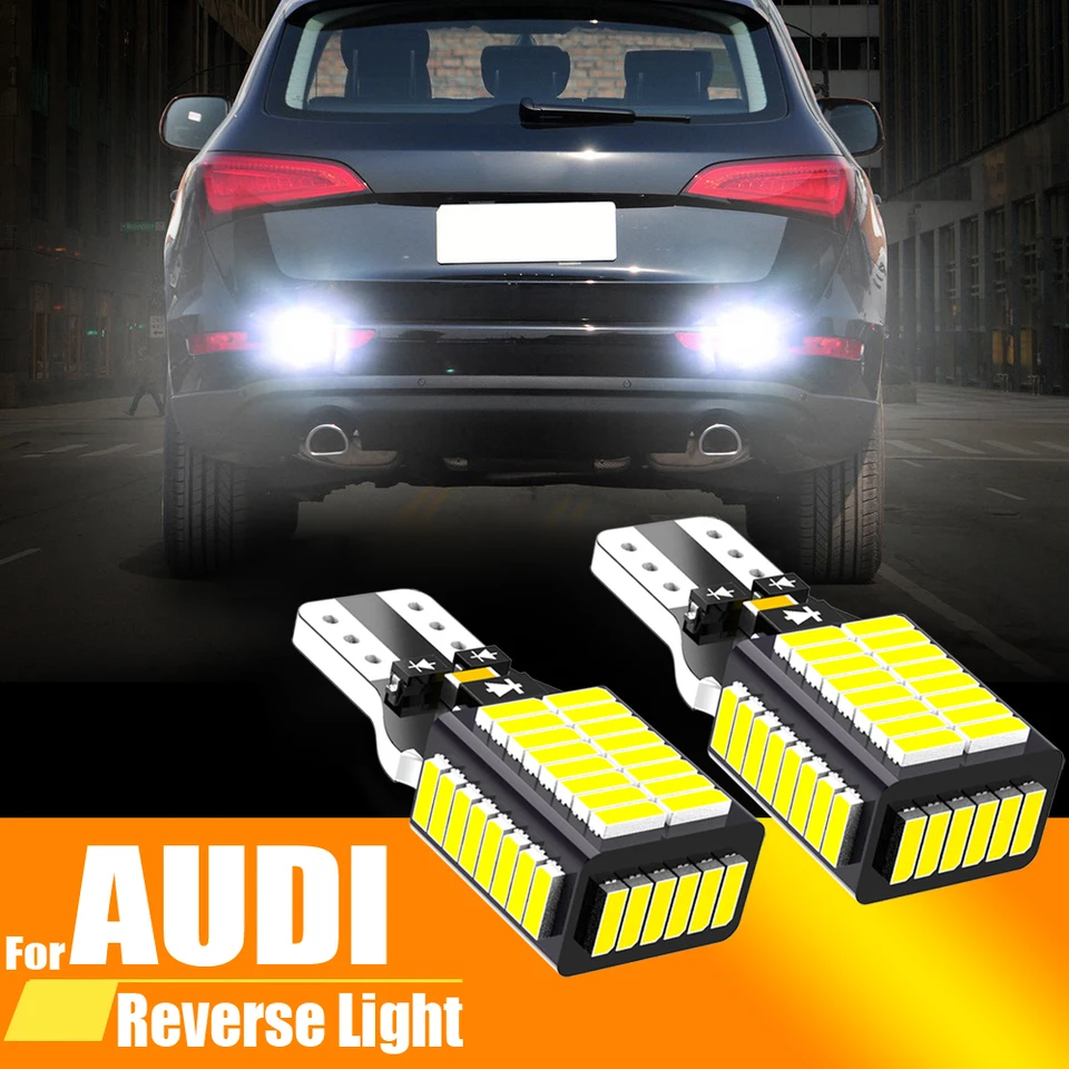 2pcs LED záložné svetlo Blub Reverzná lampa W16W T15 921 Canbus žiadna chyba pre Audi A1 8x A3 8p A4 B8 B9 A5 A6 C6 C7 A8 Q2 Q3 Q3 TT 8J