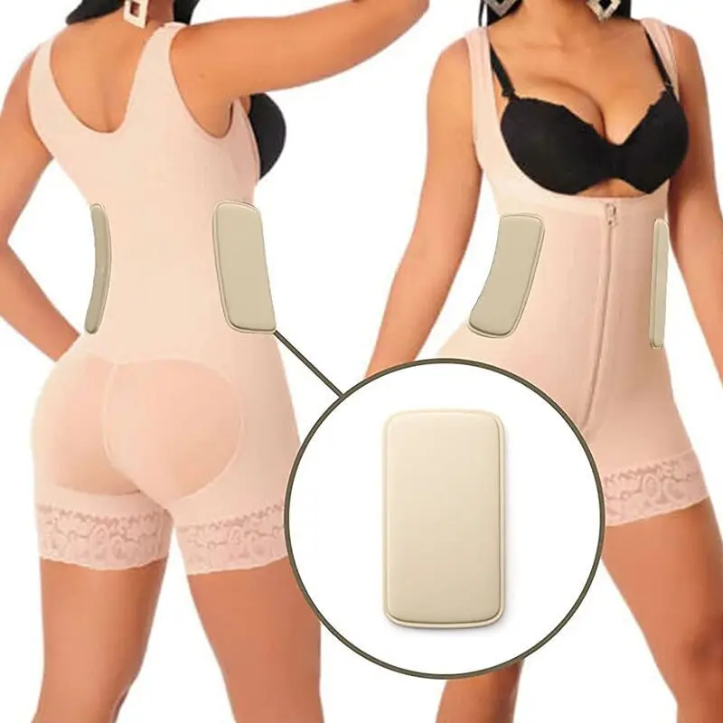 2pcs lipo penová bedrová samica liposukcia Fixná doska Špongie Pooperačná pooperačná dekompresná podložka brušnej dosky