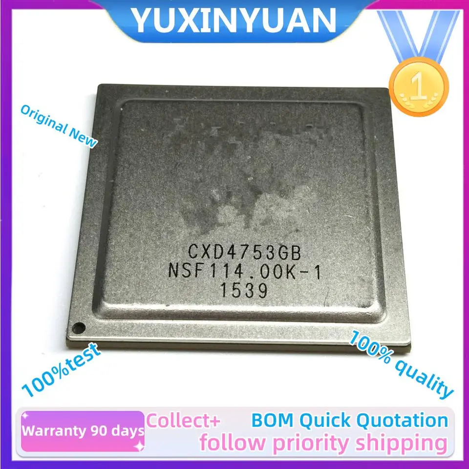 2pcs/lot a nový originálny CXD4753GB CXD4753 4753 BGA LCD Chip IC na sklade, 100%test
