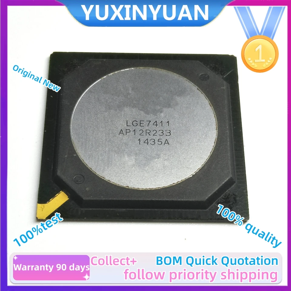 2pcs/lot a nový originálny LGE7411 E7411 BGA Nový originálny autentický integrovaný obvod IC LCD čip elektronický IC na sklade