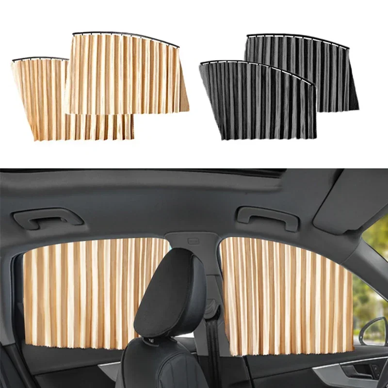 2pcs magnetické auto slnečné okno Oprnutie Automatické okno slnečné okno Slnečné odtieň ochrana pred slnkom UV ochrana okenného štítu Vnútorné doplnky