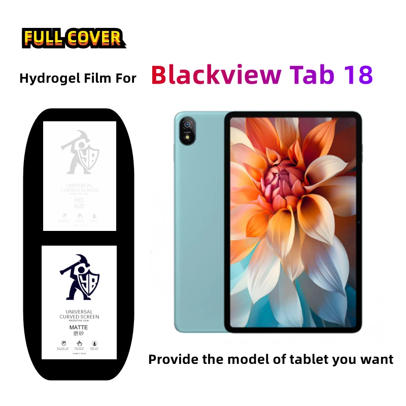 2pcs matný hydrogélový film pre Blackview Tab 18 HD Protect Screen pre BlackView Tab 18