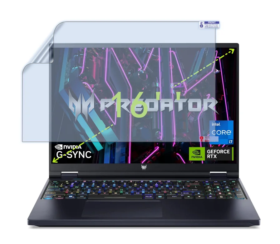 2pcs Matte Screen Protector Soft Soft Film pre Acer nitro 16 AN16-41 AN16-51 ACER PREDATOR Helios Neo 16 Aspire Vero 16 16 palcov