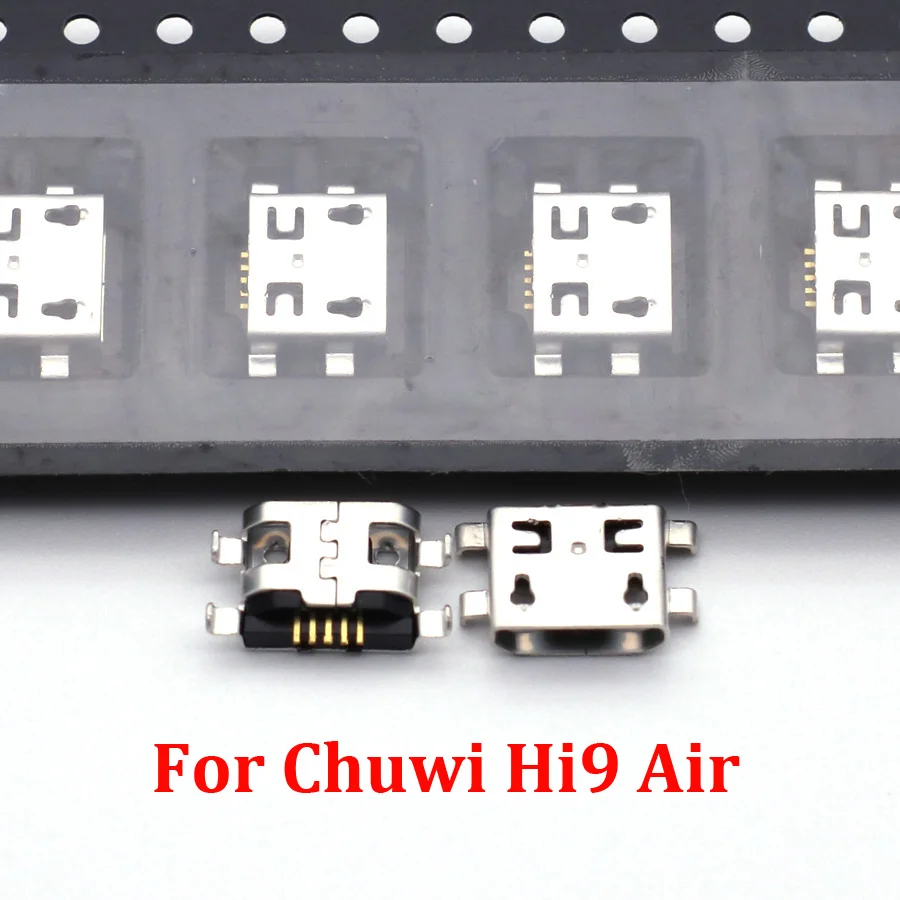 2pcs Micro Mini USB Jack nabíjanie Nabíjanie Prot Socket Zátka pre Chuwi Hi9