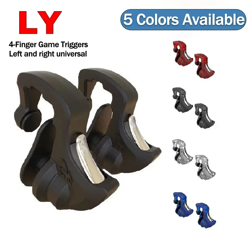 2PCS mobilný telefón ABS PUBG Game Trigger L1 R1 Shooting Shootton Key Key Key pre iPhone IOS Android Universal Gamepad Controller
