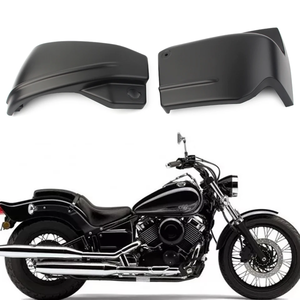 2pcs motocykel batériu na bočné kapotáž chránič ochranného krytu pre Yamaha V-Star Dragstar 650 XVS650 XVS650A Custom Classic Classic