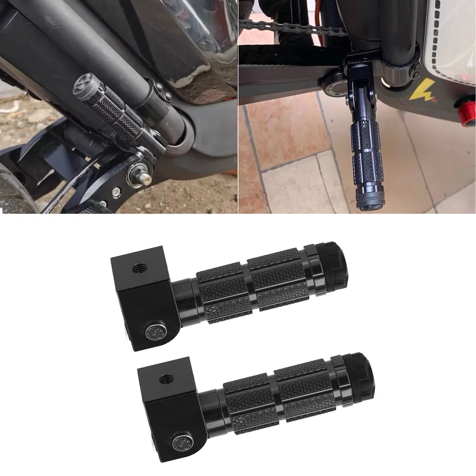 2pcs motocyklové skladacie pegs kolíky m8 antislip hliníková zliatina Universal pre bicykle atv uv go mocart