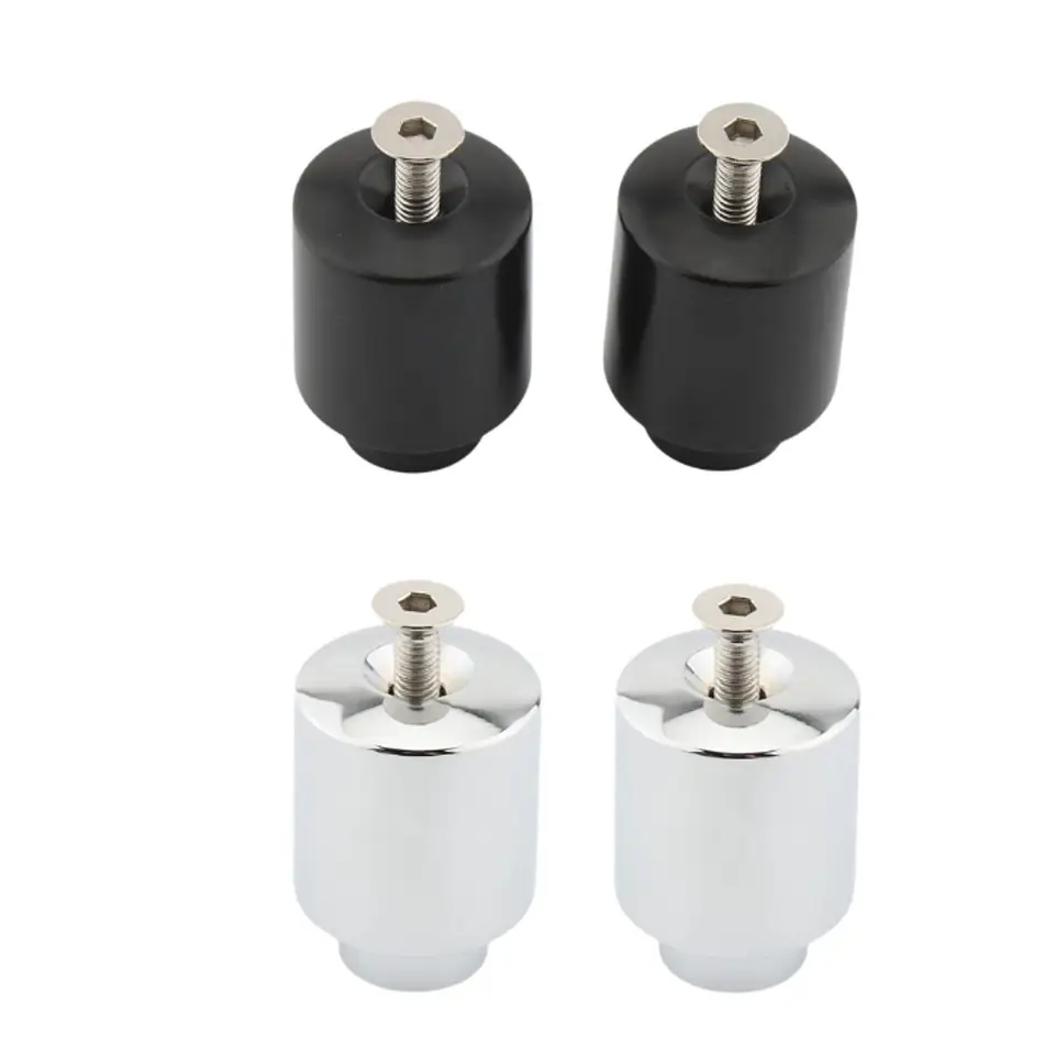 2pcs Motorcycle rukoväte rukoväte koncová zátka na konce koncov s koncami skrutiek koncovú tyč rukoväte pre CBR CBR929RR RC51 VTR