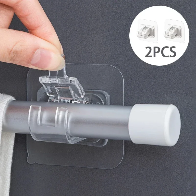 2pcs na udržanie klipového lepidla závesu závesných držiakov organizovaných držiakov stĺp