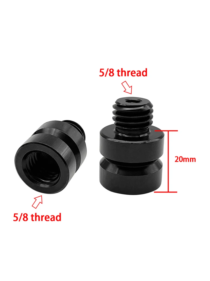 2pcs Nové GPS GNSS 20 mm hranolový adaptér 5/8 