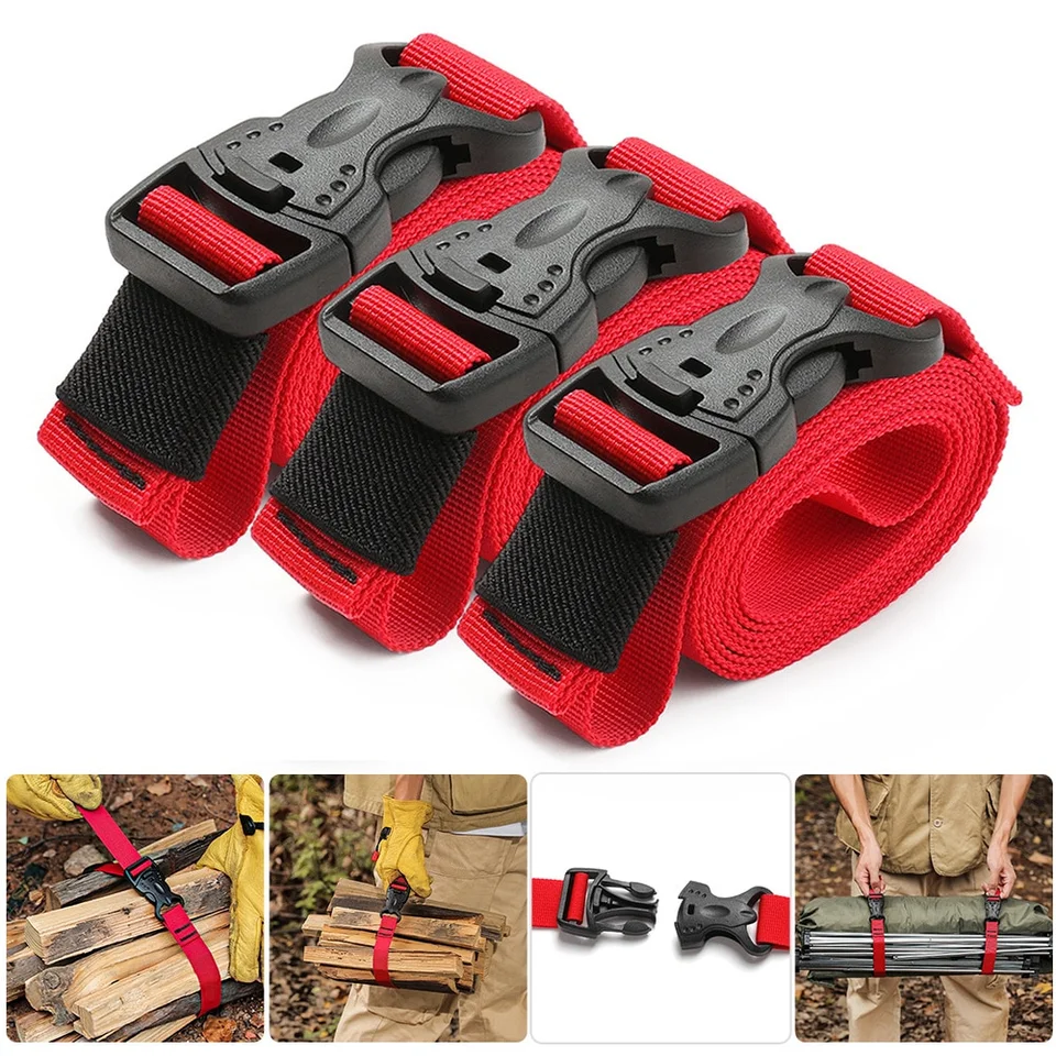 2pcs nylonový nákladný remienok recyklovateľné zviazané laná s pripevnený