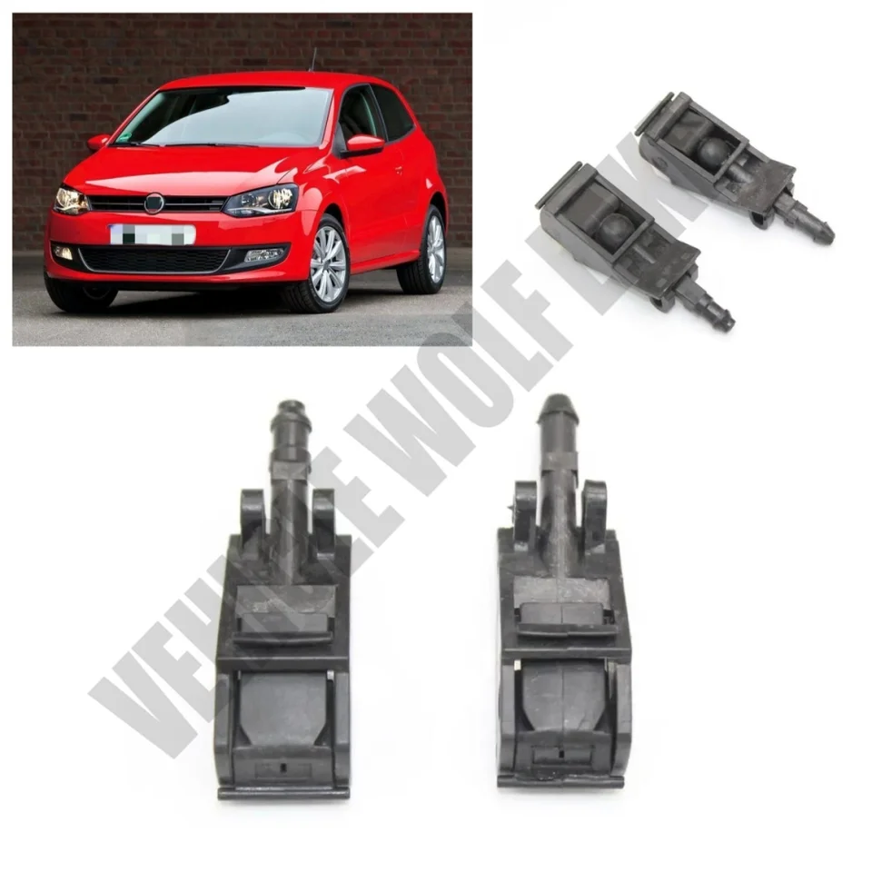 2pcs okná obrazovka s obrazovkou WASHER Jet Dysle for VW Polo 6N 6R 6C 2002 2003 2004 2005 2006 2007 2008 2009 2010 2010 2011 2011 2013 2014 2014 2015