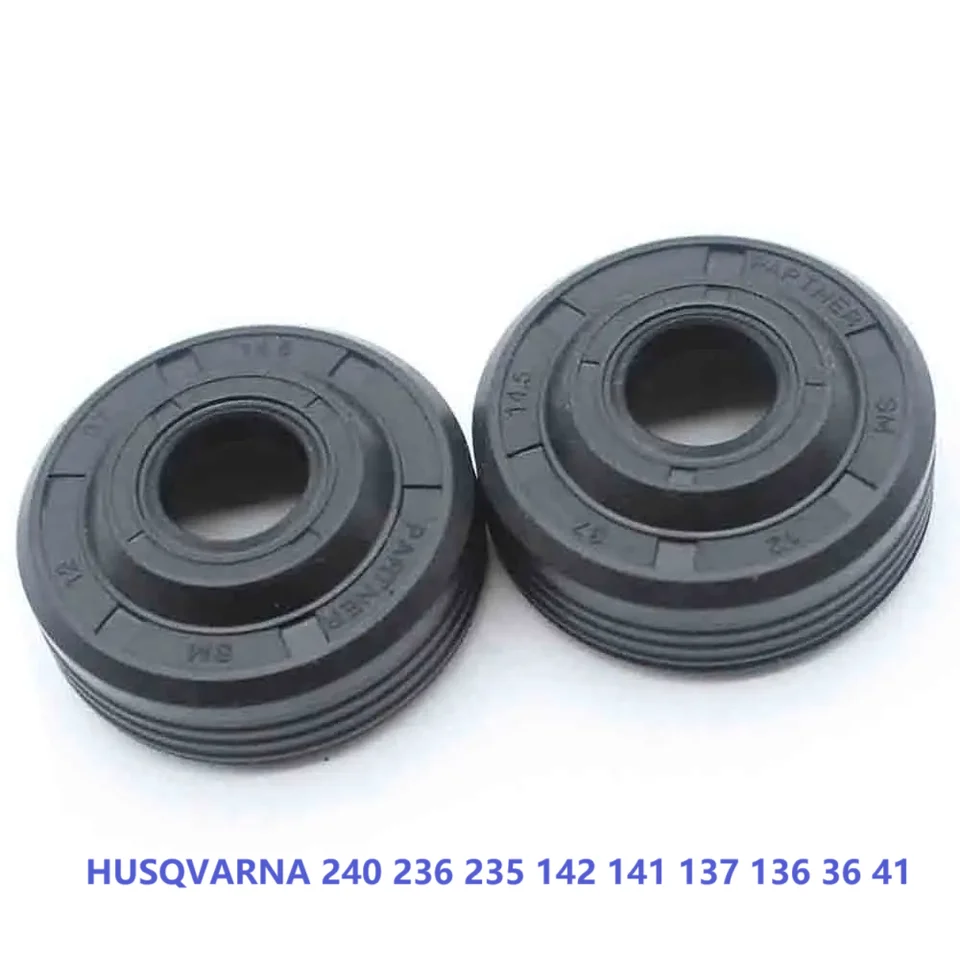 2pcs olejové tesnenie súpravy pre Husqvarnu 240 236 235 142 141 137 136 36 41 Záhradné náradie pre reťazovú pílu Vymeňte diely 530056363