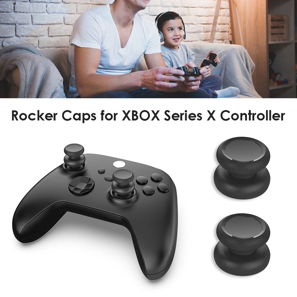2pcs palce Grips Analog Stick Cap Joystick Vyvýšený silikónový kryt palca rukoväte predlžovacie čiapky pre Xbox Series SX Controller