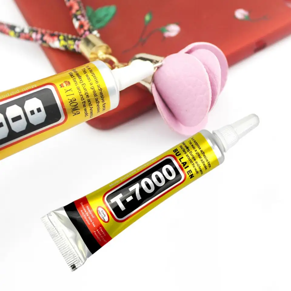 2pcs Praktické flexibilné lepidlo Elastické lepidlo lepidla Lepidlá s vysokou čistotou Black Black High Permeability Adhesívne lepidlo