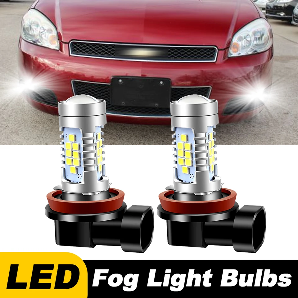 2pcs pre Chevrolet Impala 06-2013, Malibu 2006-2012, SAIL 2010-2014 Auto LED Fred FOG Light Blubs Lamp